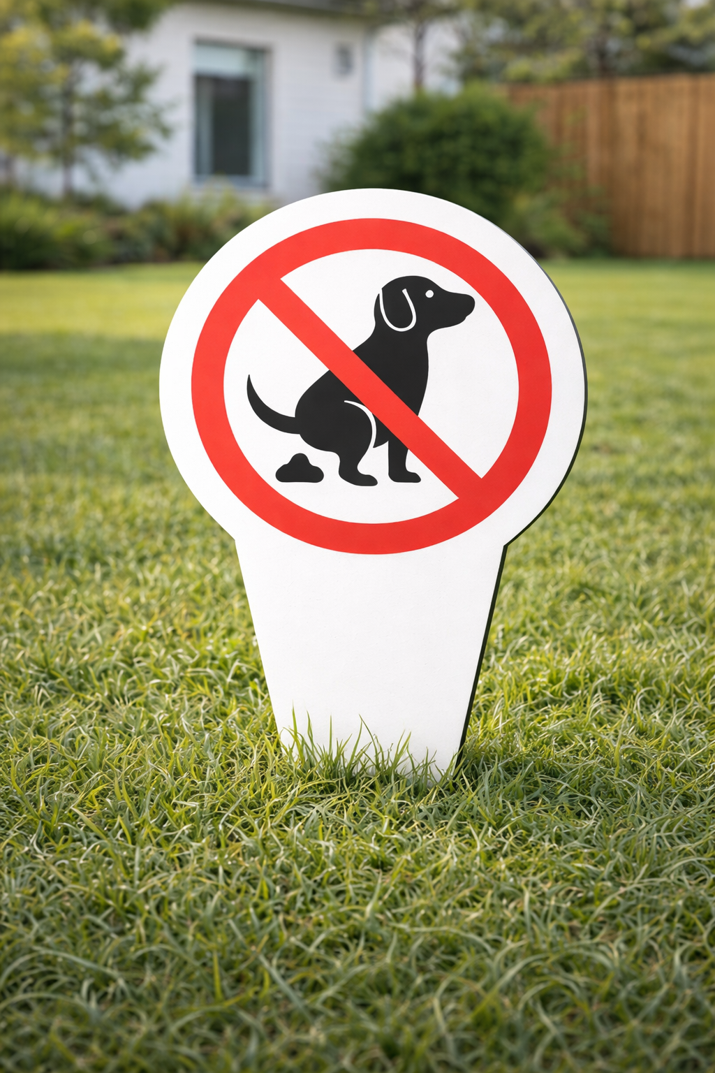 "Kein Hundeklo" XXL-Steckschild